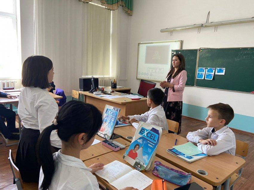 Абдуллаева М.С. провела открытый урок в 5 «А» классе на тему «Safe splashing»