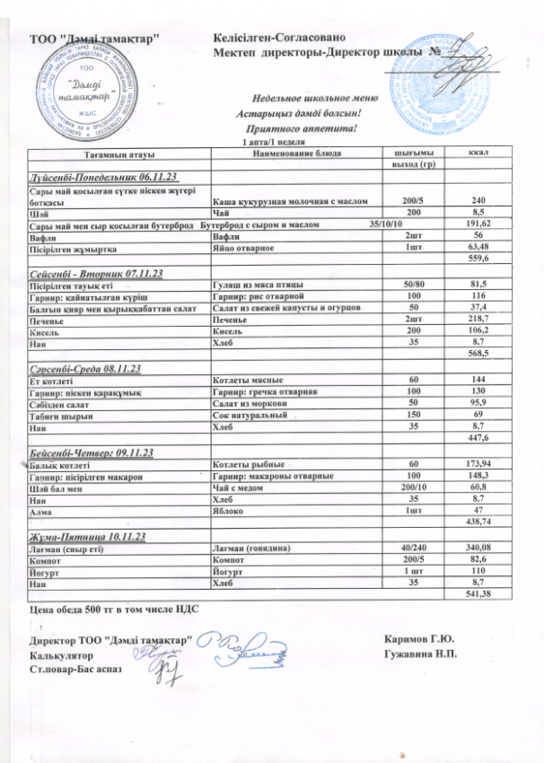 Меню на 06-10.11.23г.